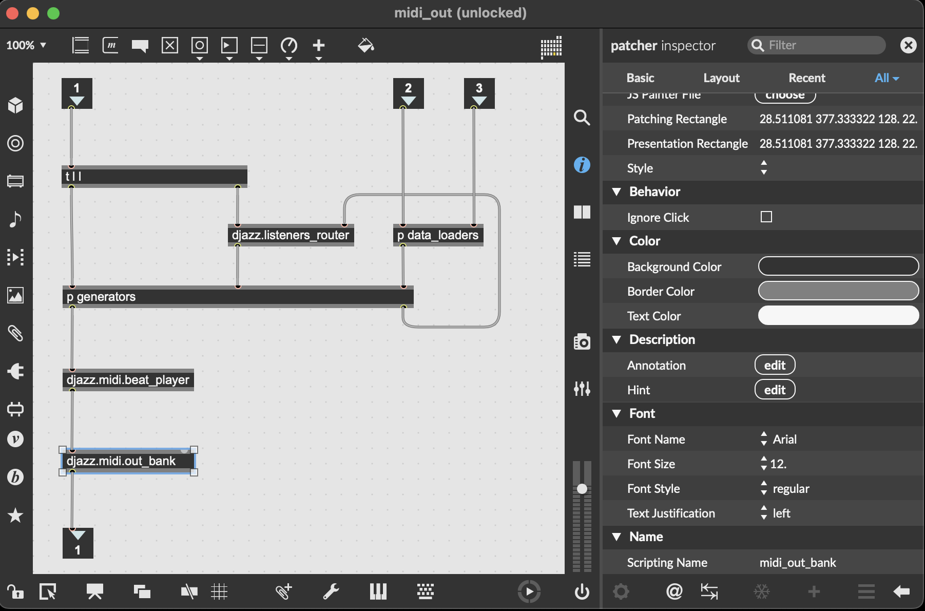 midi track labeled